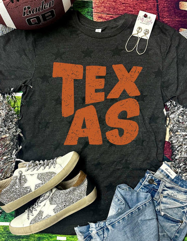 PREORDER STAR ORANGE TEXAS T-SHIRT