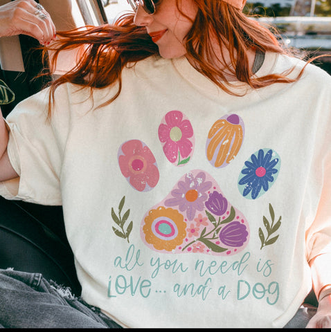 PREORDER ALL YOU NEED IS LOVE AND A DOG