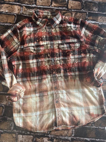 PREORDER PUMPKIN PASSION DISTRESSED FLANNEL
