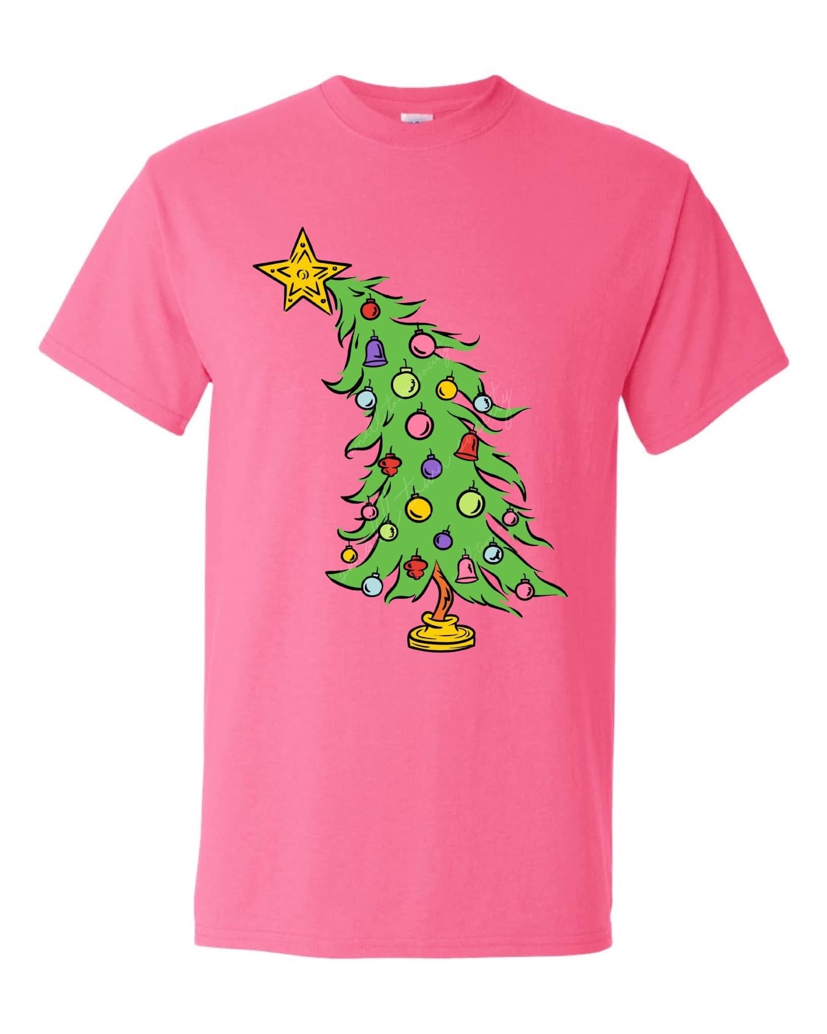 PREORDER CHRISTMAS TREE PINK T-SHIRT