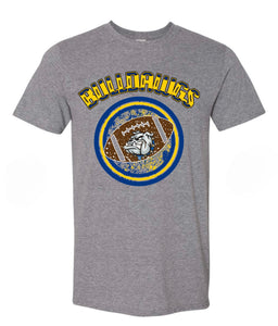PREORDER BULLDAWGS FOOTBALL DISTRESSED
