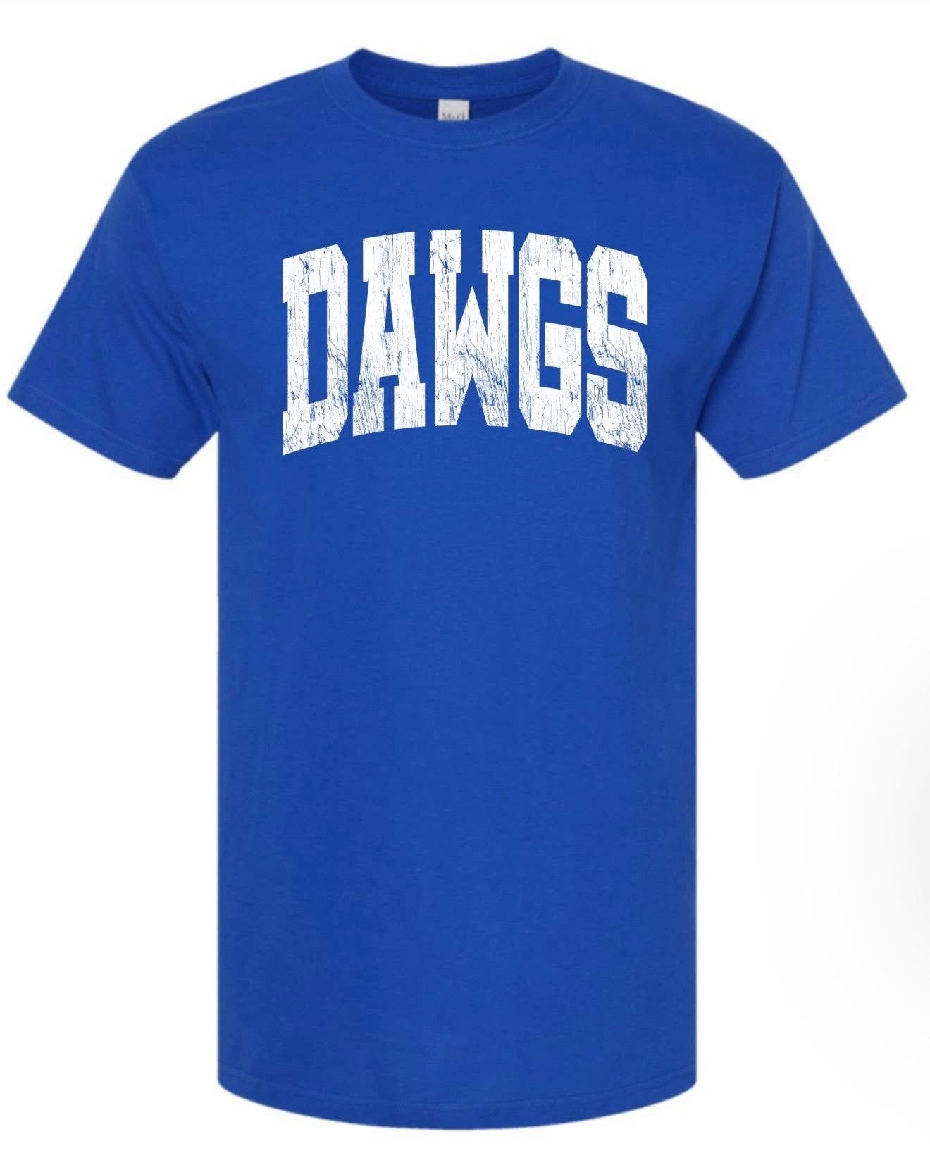 PREORDER DAWGS DISTRESSED WHITE