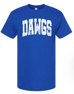PREORDER DAWGS DISTRESSED WHITE