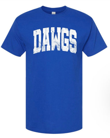 PREORDER DAWGS DISTRESSED WHITE