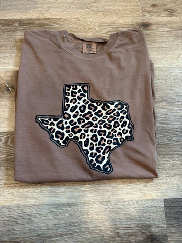 PREORDER LEOPARD TEXAS TEE