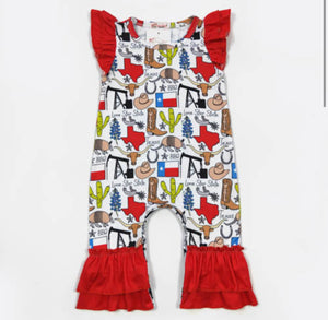Girls TEXAS romper