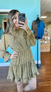 Animal print dress