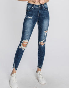 Petra distressed skinny jeans