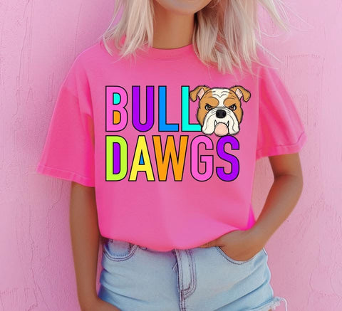 PREORDER BULLDAWGS NEON
