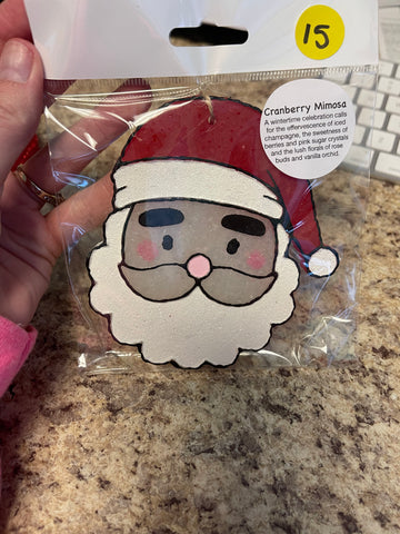 Cranberry mimosa Santa car scent