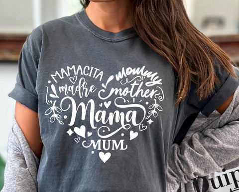 PREORDER MAMA NAMES HEART