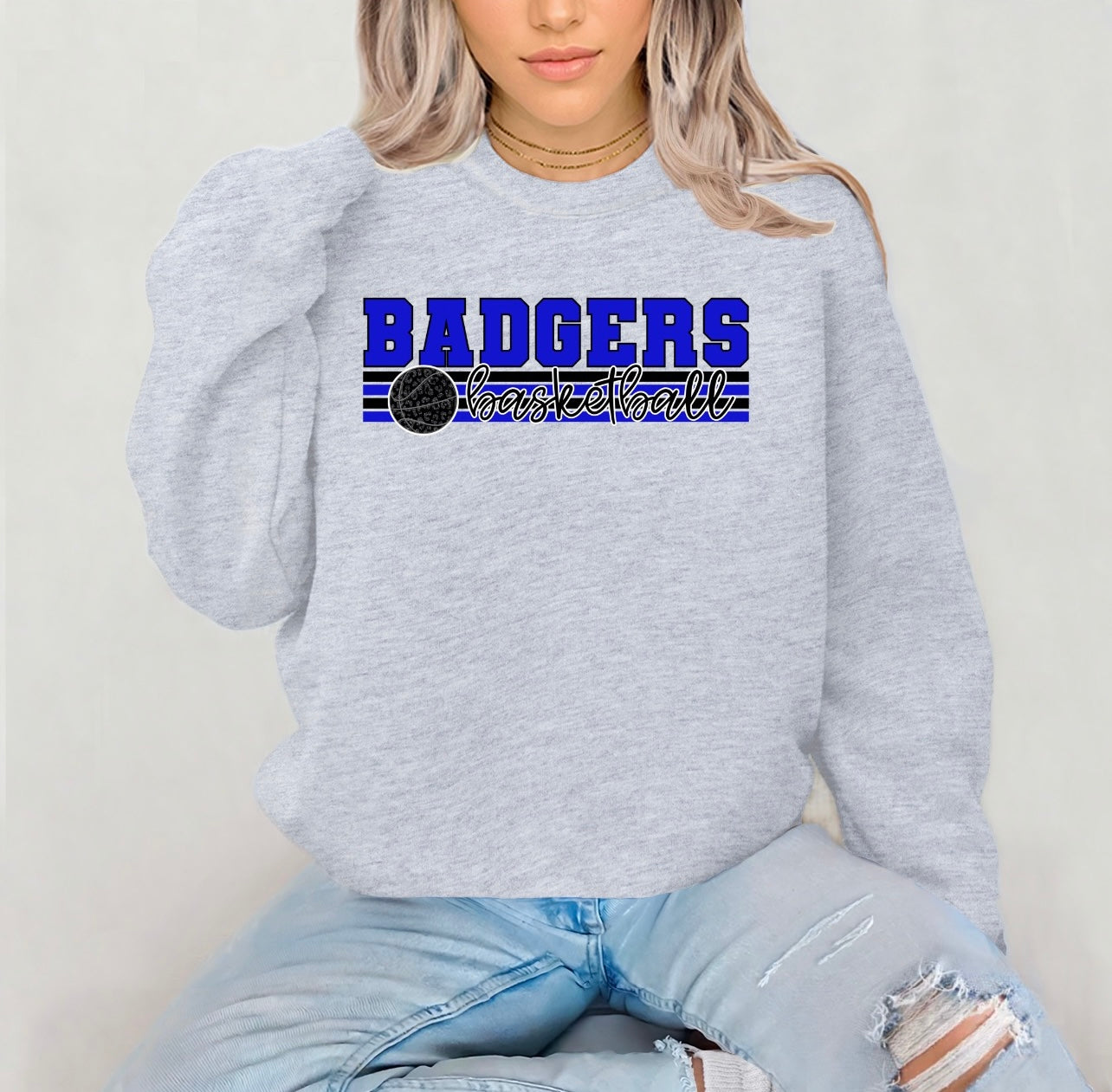 PREORDER BADGERS BLACK LEOPARD BASKETBALL