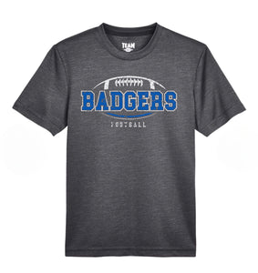 PREORDER BADGER FOOTBALL DISTRESSED GREY DRIFIT