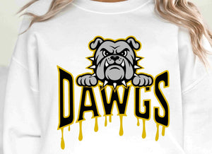 PREORDER BULLDAWGS YELLOW DRIP