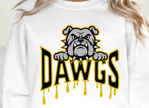 PREORDER BULLDAWGS YELLOW DRIP