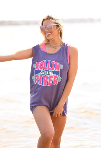 PREORDER ROLLIN IN THE RIVER TANK TOP