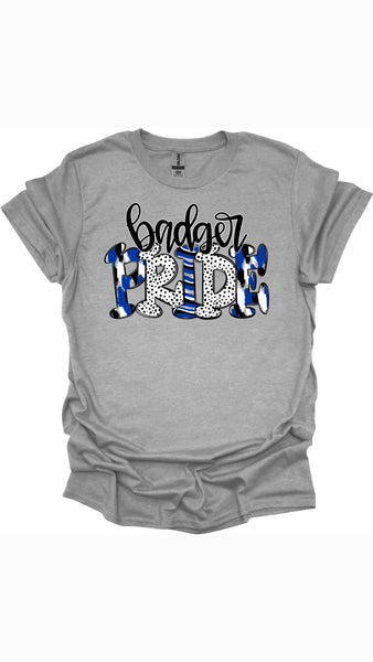 PREORDER BADGER PRIDE T-SHIRT/ SWEATSHIRT
