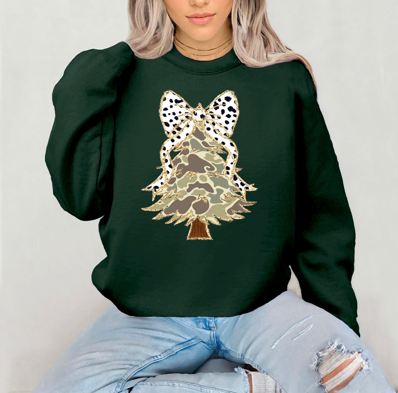 PREORDER CAMO GLITTER TREE