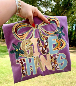 PREORDER GIVE THANKS BOW