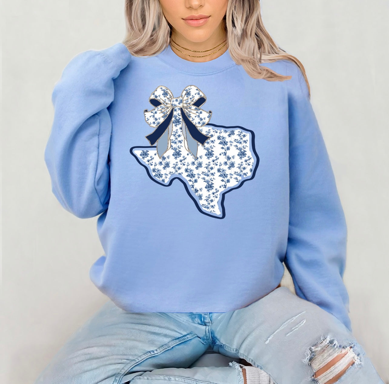 PREORDER BLUE BOW TEXAS