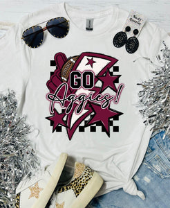 PREORDER AGGIES LIGHTENING BOLT T-SHIRT