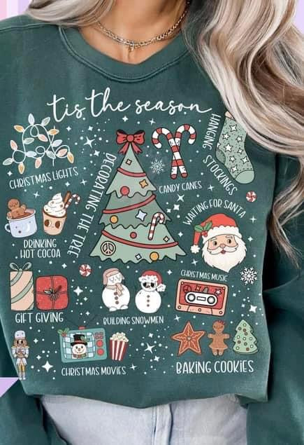 PREORDER TIS THE SEASON COMFORT COLOR LONG SLEEVE