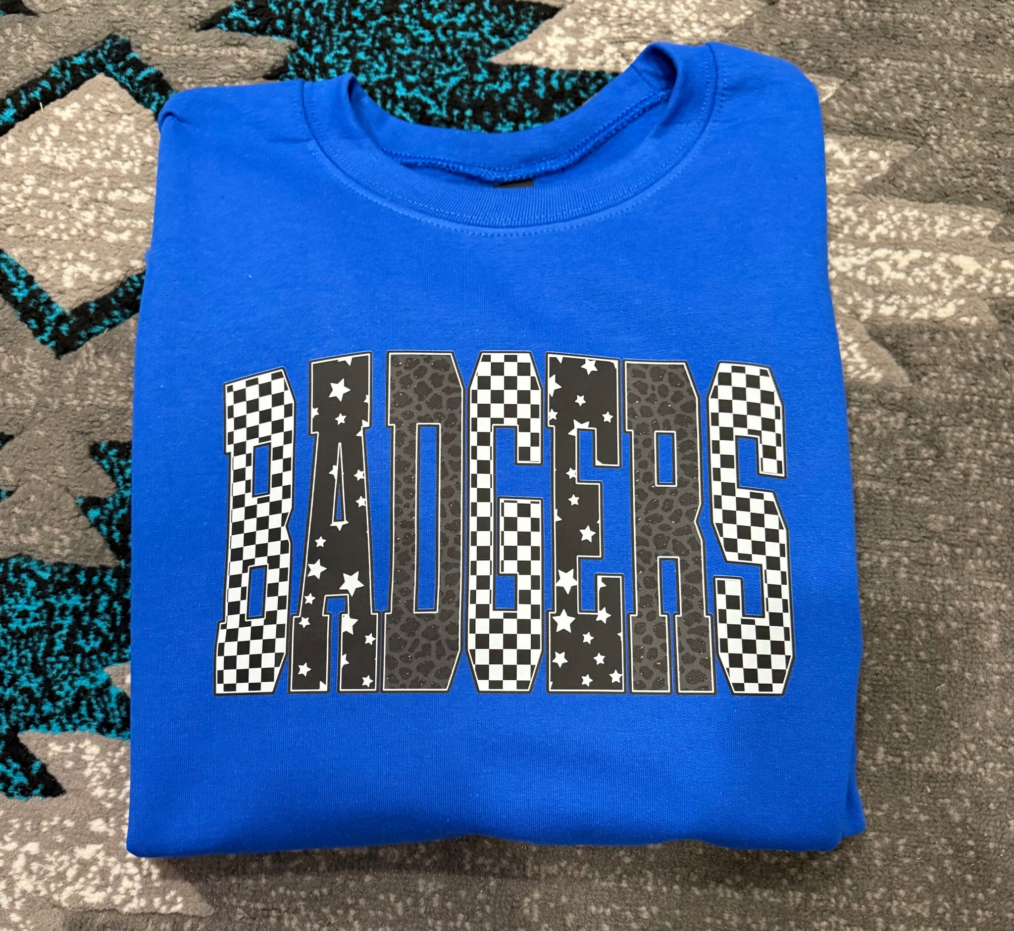 PREORDER BADGERS BLACK/WHITE