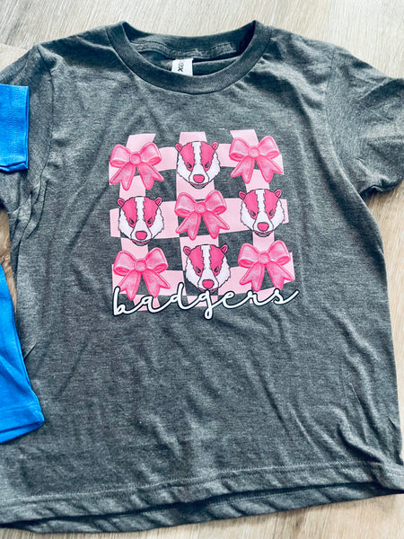 PREORDER PINK BADGERS AND BOWS