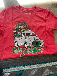 INSTOCK MERRY CHRISTMAS TRUCK,LARGE