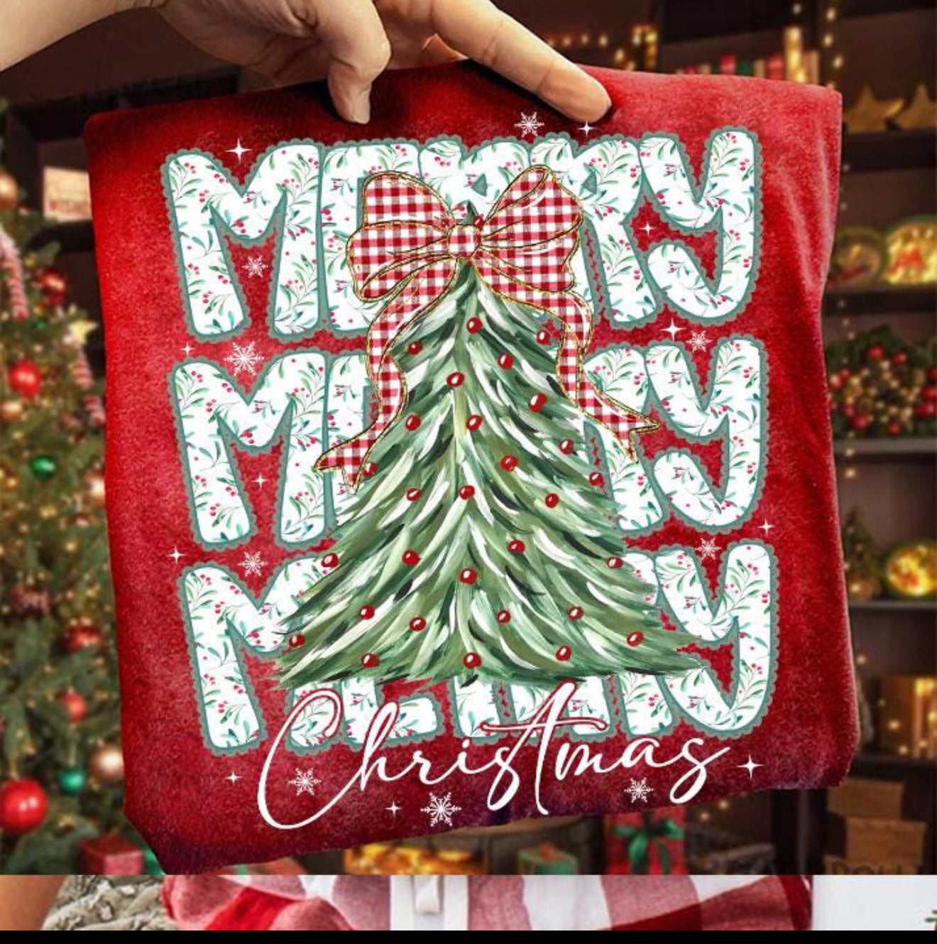 PREORDER MERRY CHRISTMAS RED DOTS