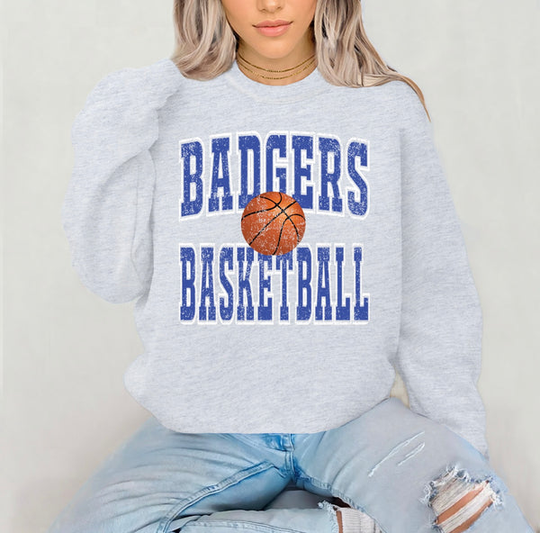 PREORDER BADGERS BASKETBALL GREY