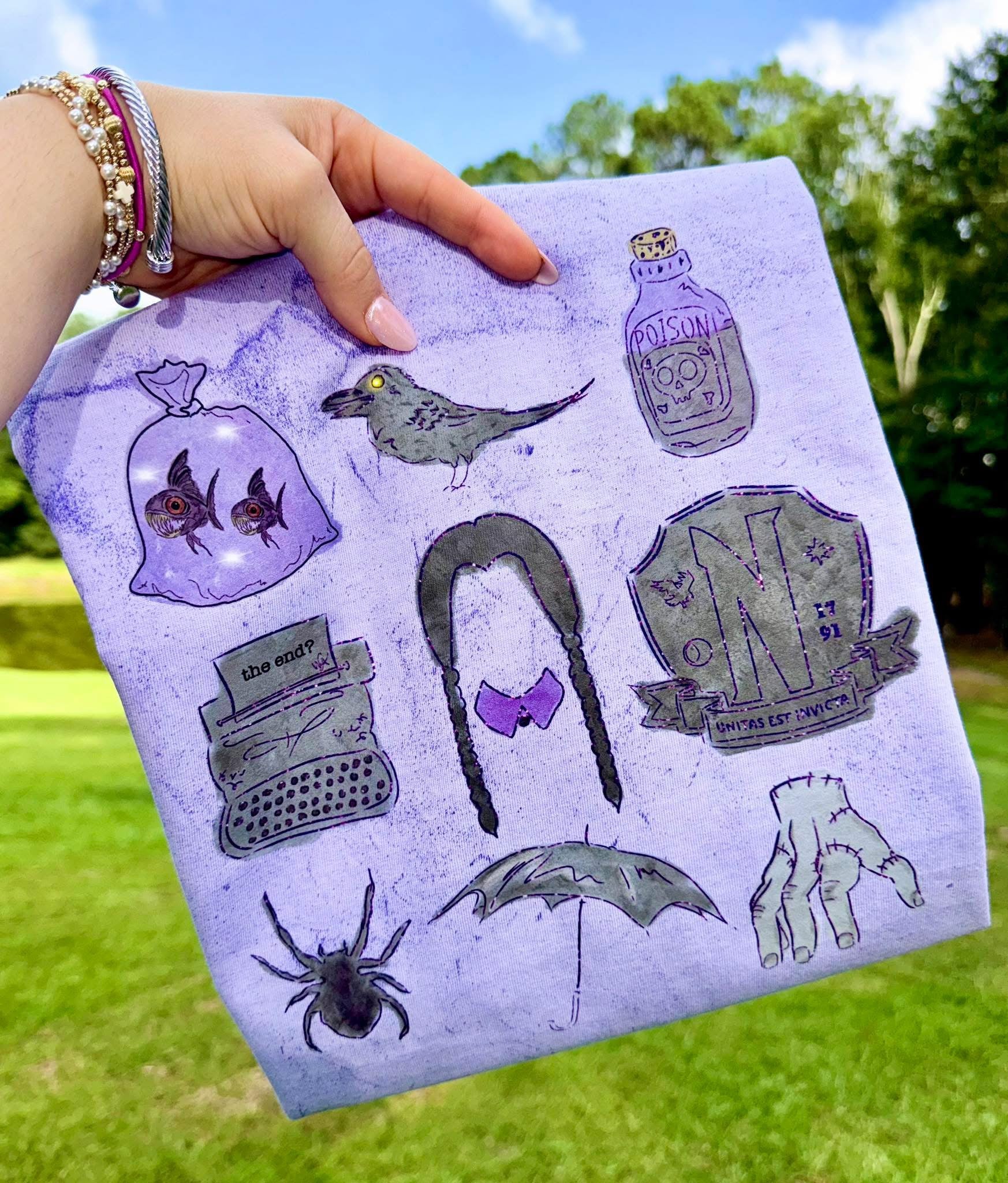PREORDER WEDNESDAY PURPLE TEE