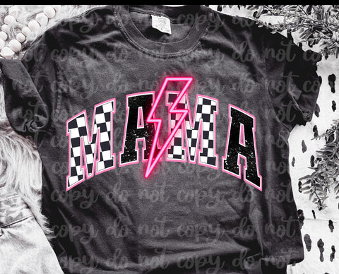 PREORDER MAMA PINK LIGHTENING BOLT