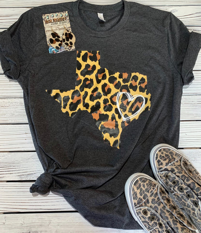 PREORDER TEXAS LEOPARD T-SHIRT