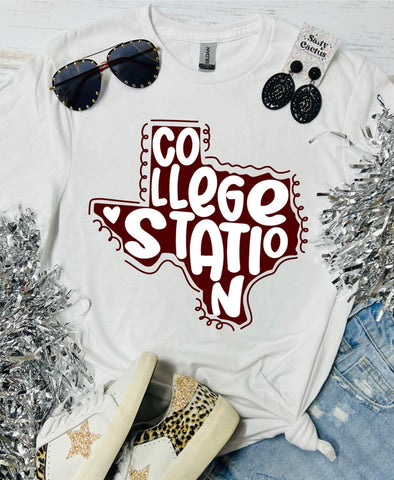 PREORDER COLLEGE STATION TEXAS T-SHIRT
