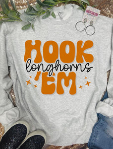 PREORDER HOOK EM SWEATSHIRT