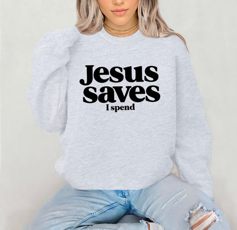 PREORDER JESUS SAVES I SPEND