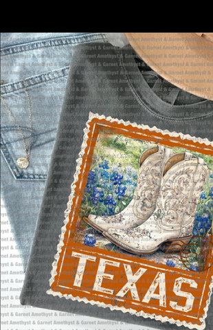 PREORDER TEXAS BOOTS STAMP