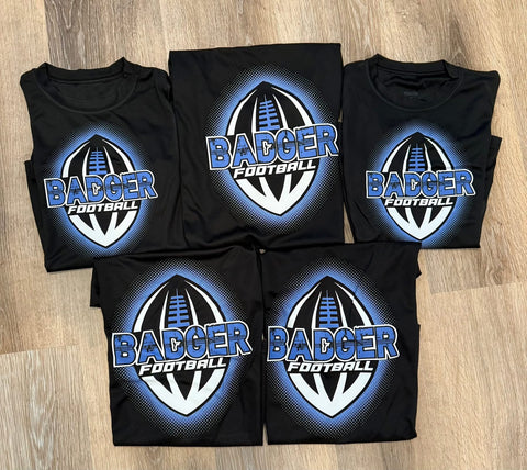 PREORDER BADGERS FOOTBALL DRIFIT TEE