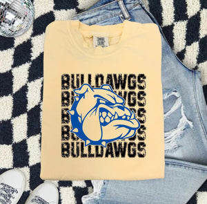 PREORDER BULLDAWGS BUTTER COMFORT COLOR