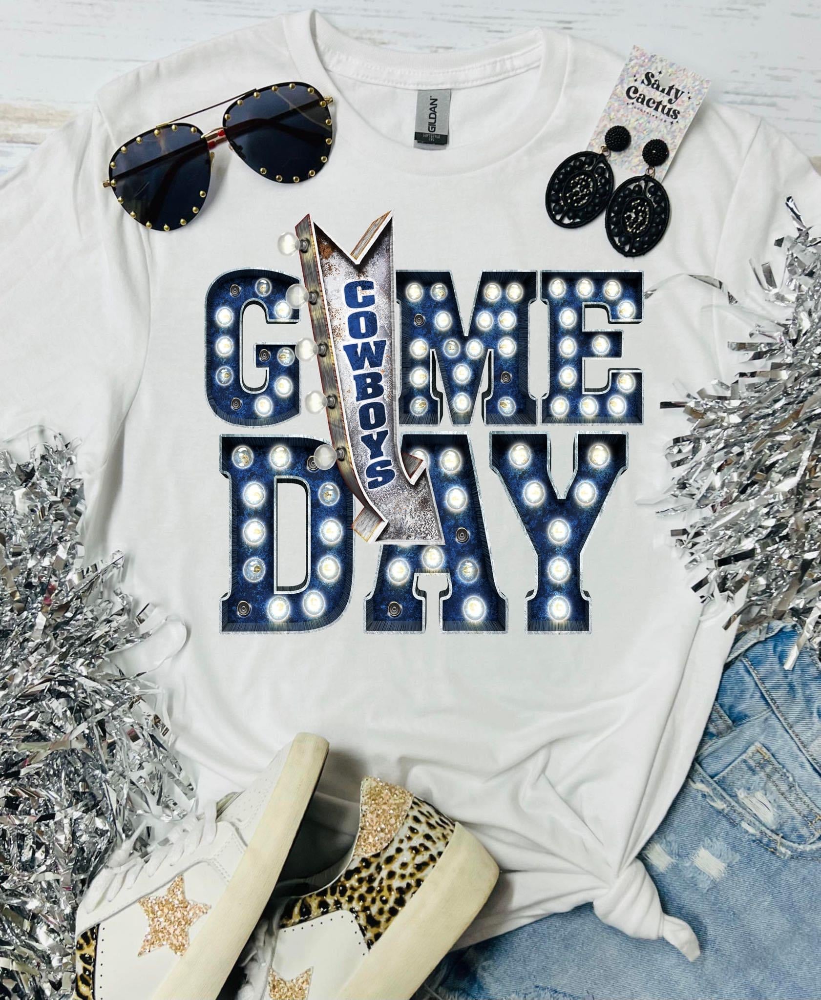 PREORDER GAME DAY LIGHTS COWBOYS T-SHIRT