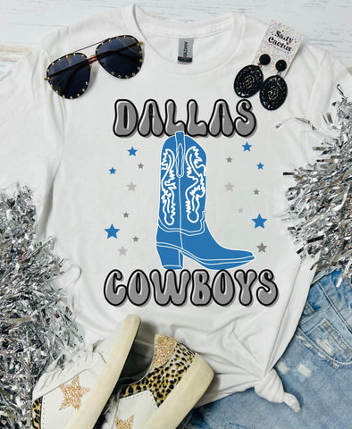 PREORDER DALLAS COWBOYS BOOT T-SHIRT