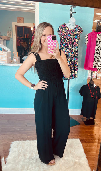 Black jumpsuit