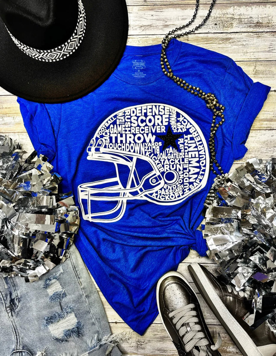FOOTBALL HELMET T-SHIRT
