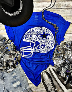 FOOTBALL HELMET T-SHIRT