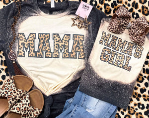 PREORDER LEOPARD MAMA & MAMAS GIRL T-SHIRTS