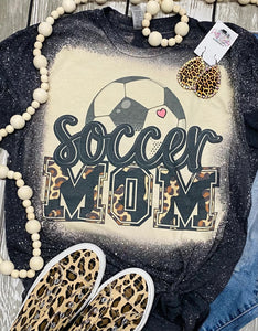 PREORDER SOCCER MOM BLEACH T-SHIRT