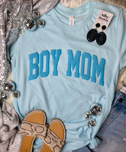 PREORDER BOY MOM BLUE PUFF T-SHIRT